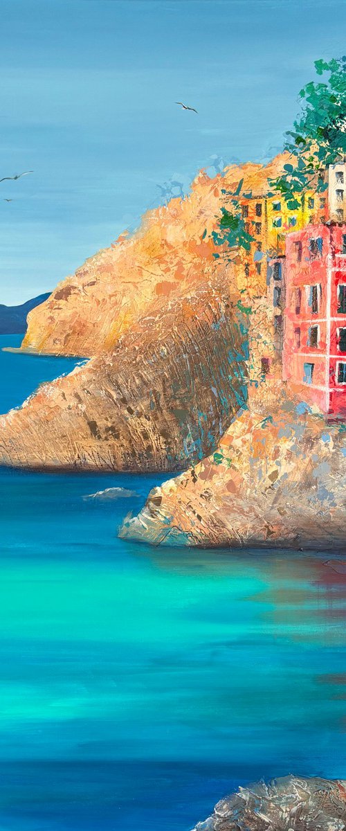 "Riomaggiore, Cinque Terre" by OXYPOINT