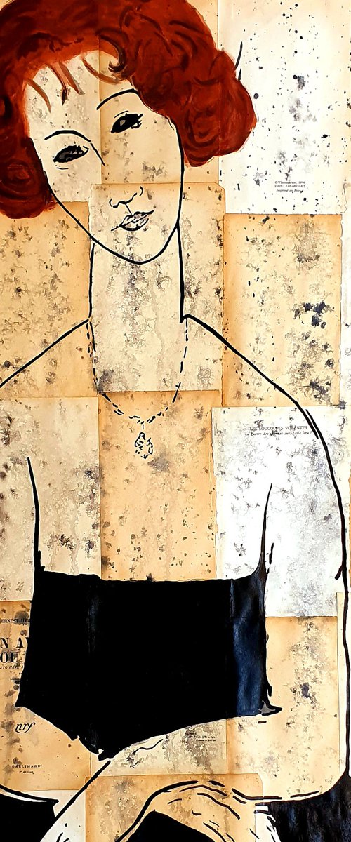 Modigliani study by jan noah
