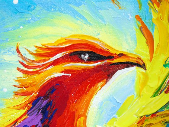 Phoenix. A Moment of Rebirth