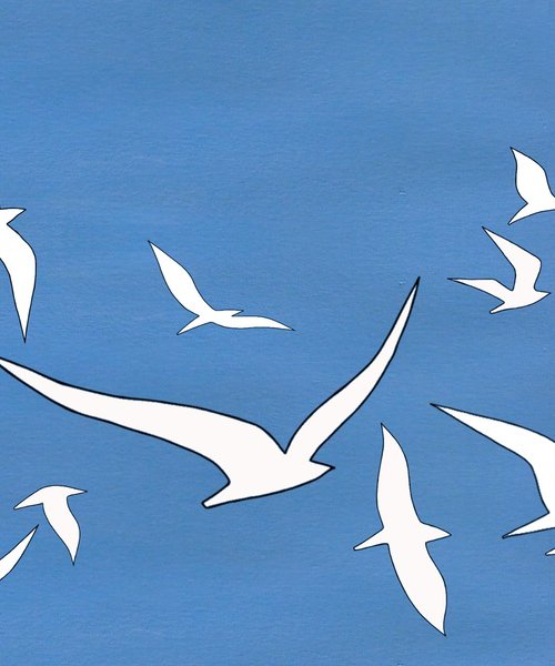 Blue Sky #20 by Marina Krylova