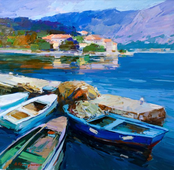 Fishing boats. Bay of Kotor