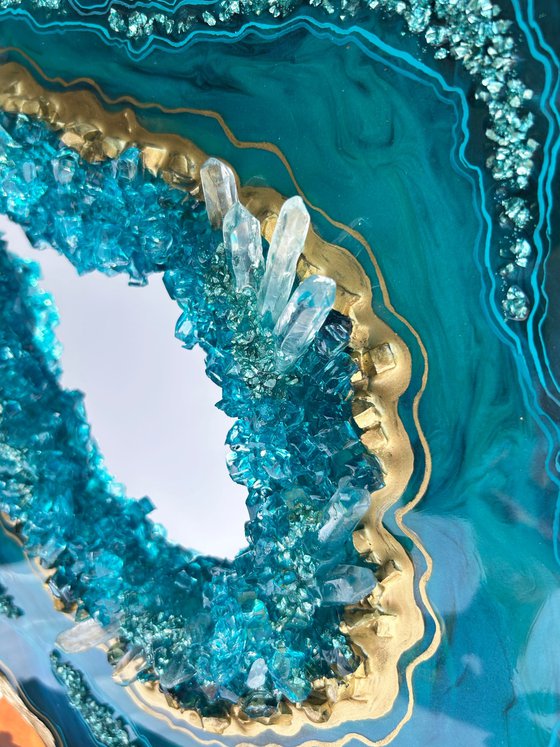 Geode Slice "Malachite"