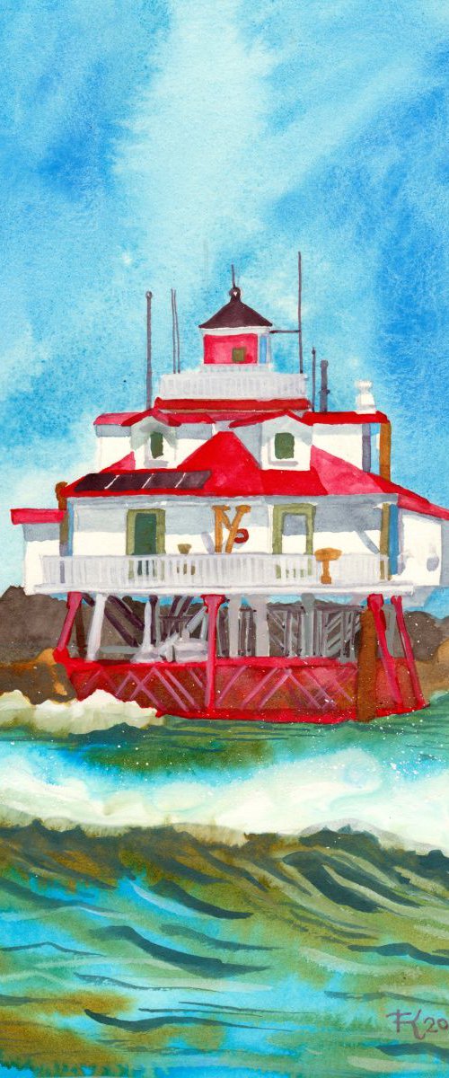 Thomas Point Shoal Lighthouse by Terri Smith