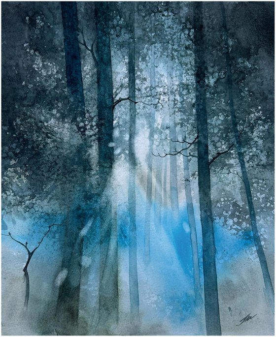 Blue Mist Forest