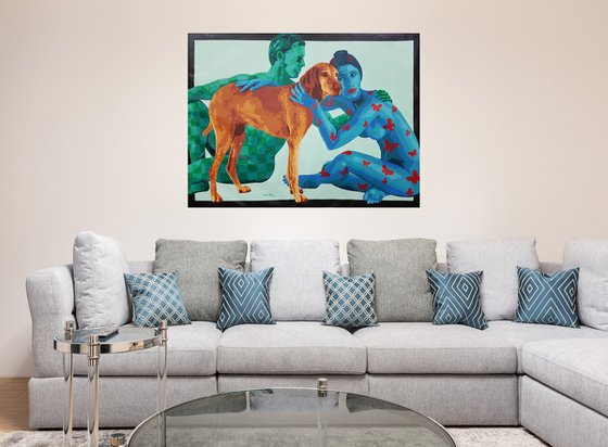 Couple and Dog 2