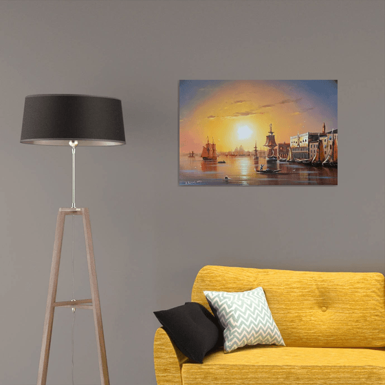 Port -1(60x90cm, oil painting)