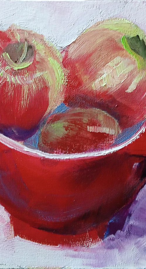 Apples still life by Dmitry Fedorov
