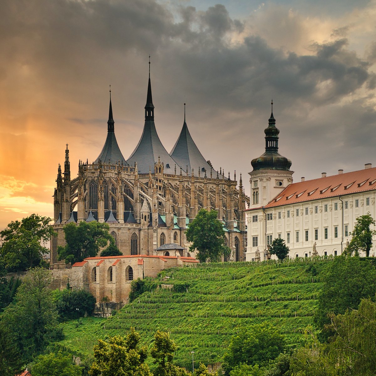 Gothic Cathedral of St. Barbara by Vlad Durniev