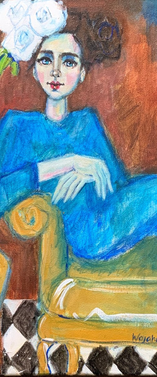 Lounging, 2 by Holly Wojahn