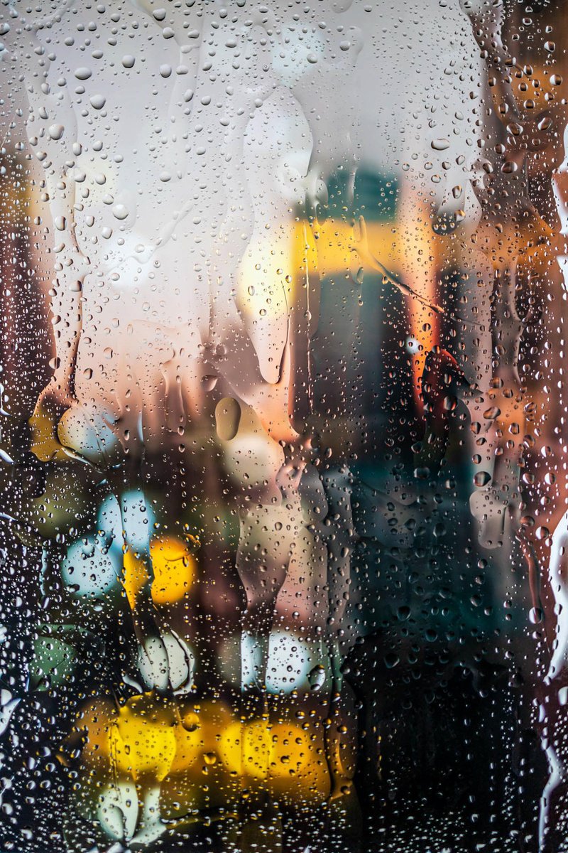 Abstract Cityscapes Photograph By Sven Pfrommer, 47 X 31", Rainy Days In New York V, Original Artwork