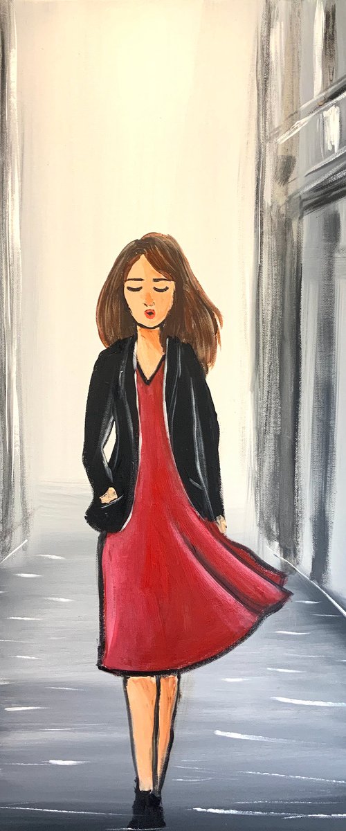 The Red Dress 2 by Aisha Haider