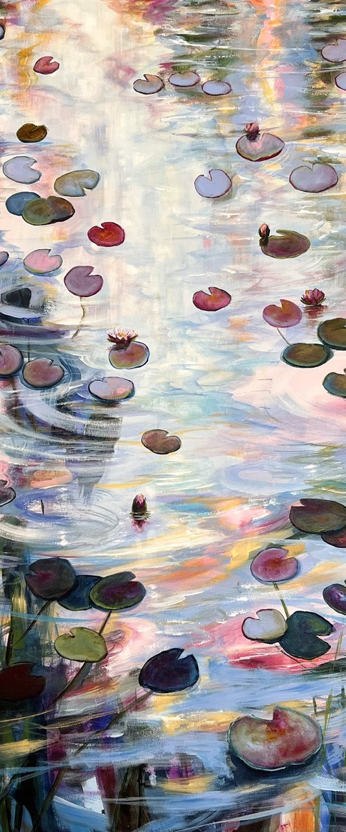 Happy At The Pond 7 by Sandra Gebhardt-Hoepfner