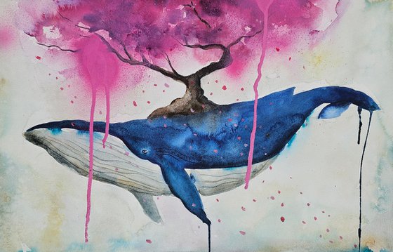 Whale & Sakura