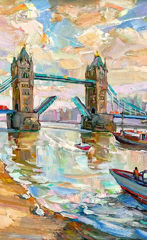 Autumn Tower Bridge by Andriy Nekrasov