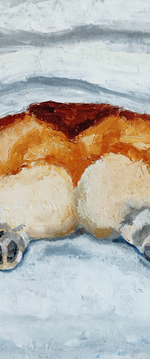 Sleeping Corgi by Yulia Berseneva