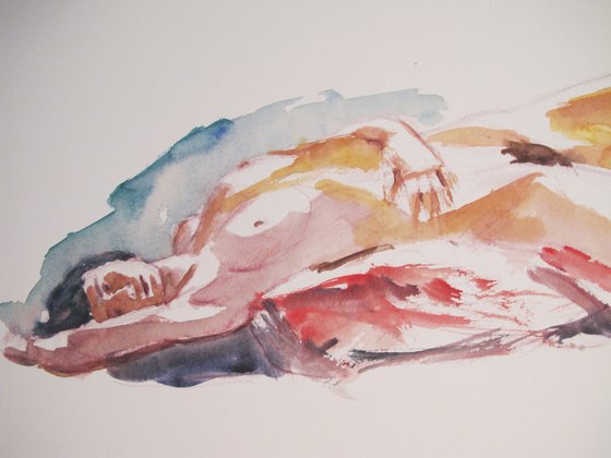 reclining female nude