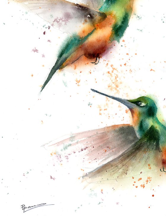 Two Hummingbirds