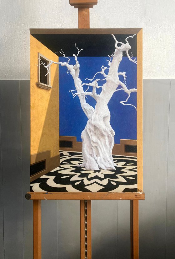 white tree