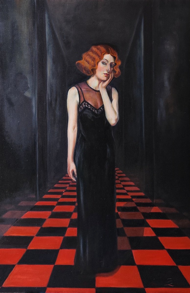 Surrealistic Oil Painting , The Shadow Of The Absent Present By Veronica Ciccarese, 16 X 24, Artwork For Sale On Artfinder