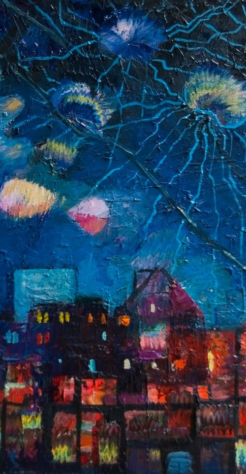 Vibrations of the night city by Samvel Hayrapetyan