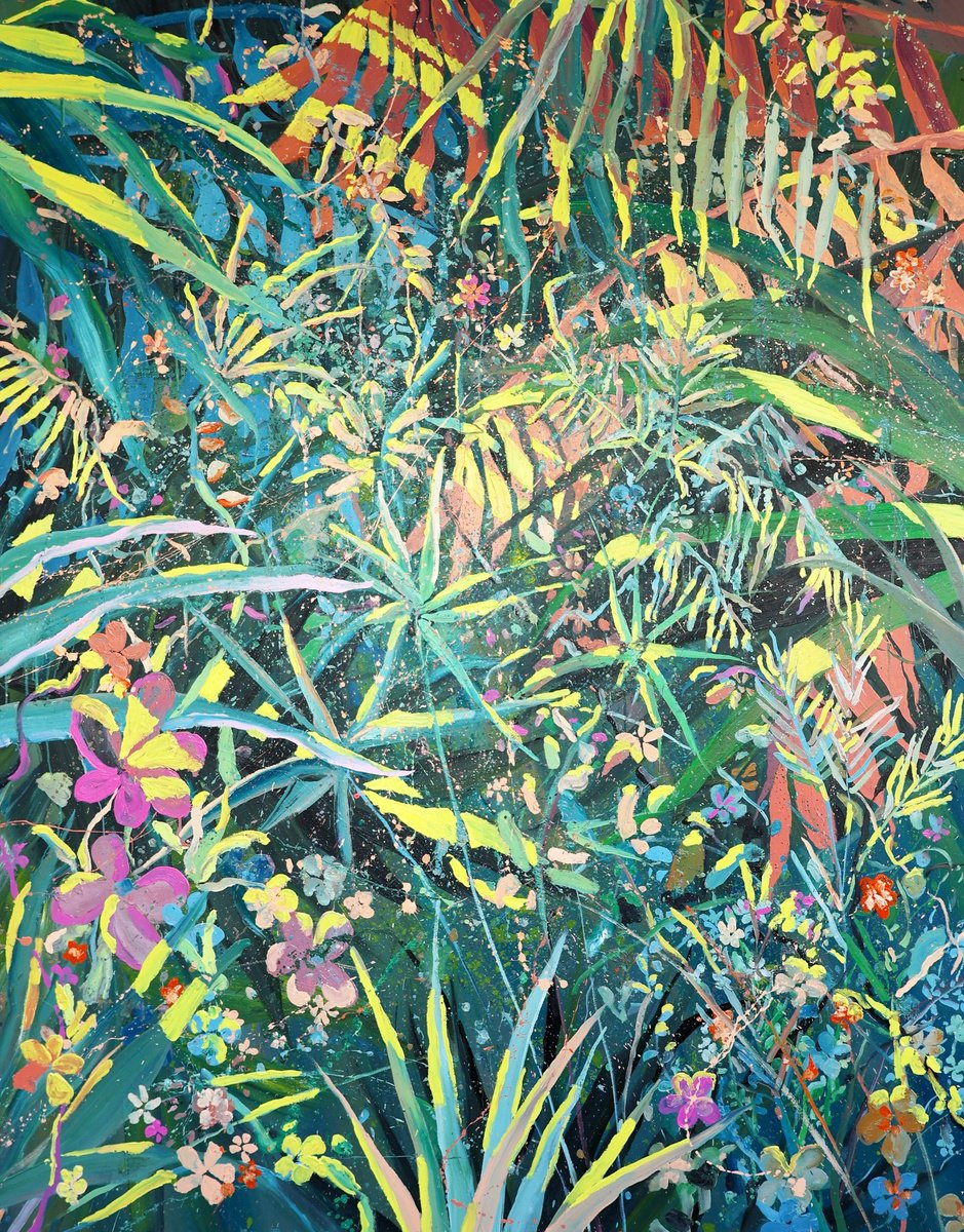 Light In The Jungle By Dominic Virtosu, 59 X 79, Artwork For Sale On Artfinder