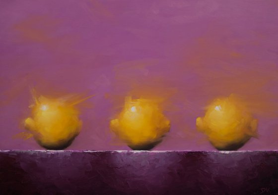 Three of a kind - Still life with lemons