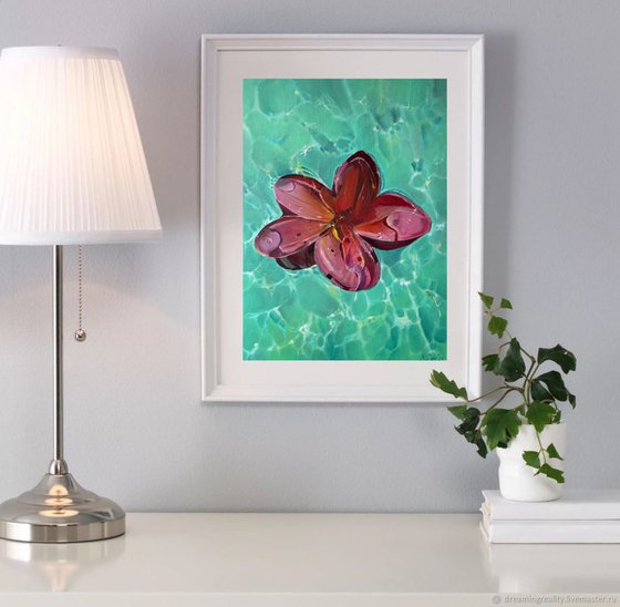 Hibiscus Turquoise Water