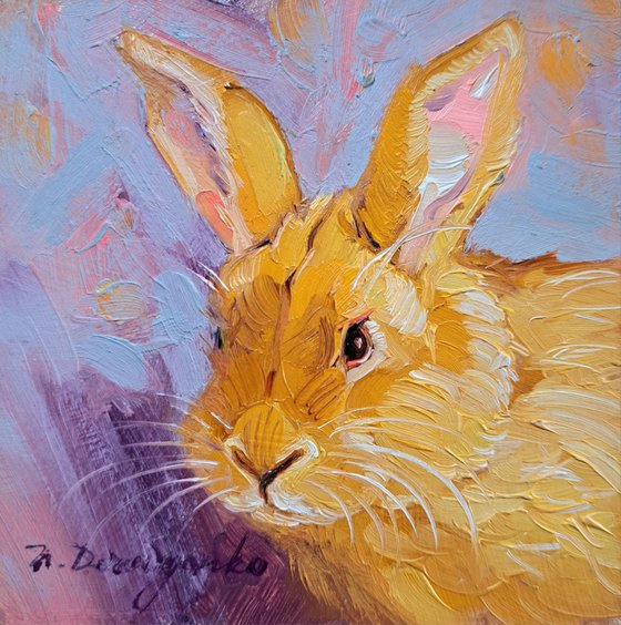 Rabbit painting