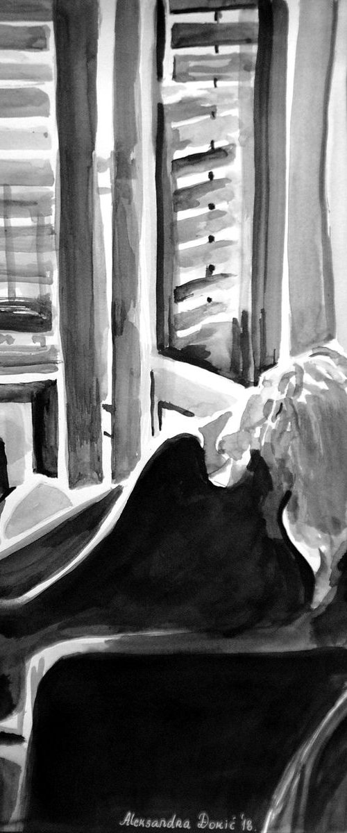 Nude # 244 ID 42 x 29.5 cm by Alexandra Djokic