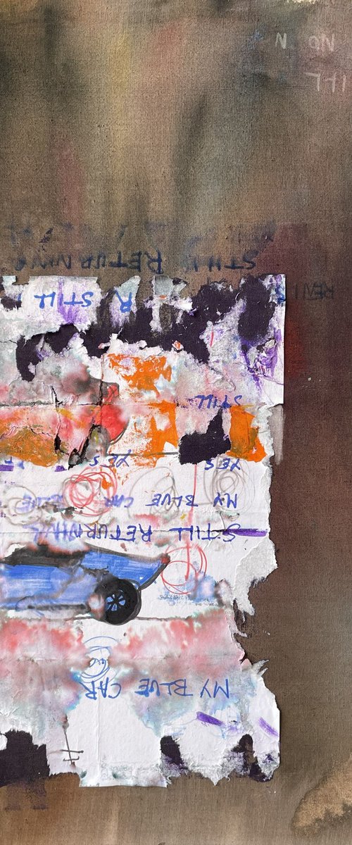 My Blue Car (Still Returning) by Gela MIKAVA