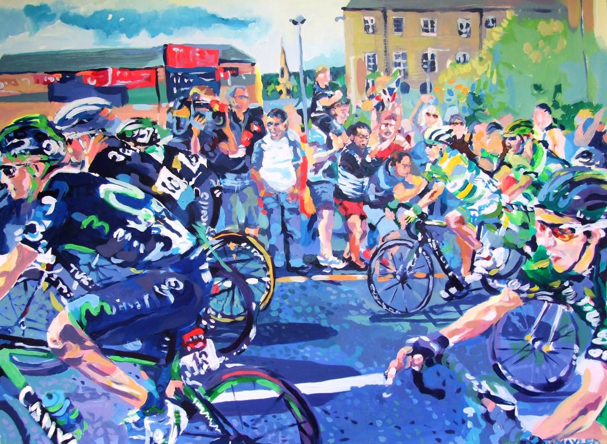 Tour De France - Huddersfield 2014 by Janet Mayled