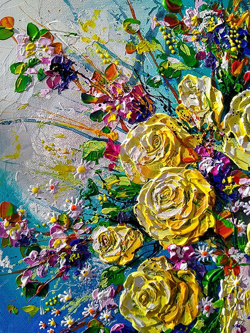 Framed Florals - 'Elation' by Andrew Alan Johnson