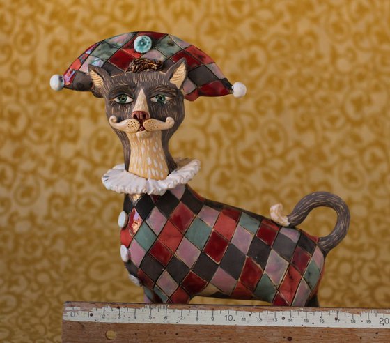 Harlequin Cat.  by Elya Yalonetski