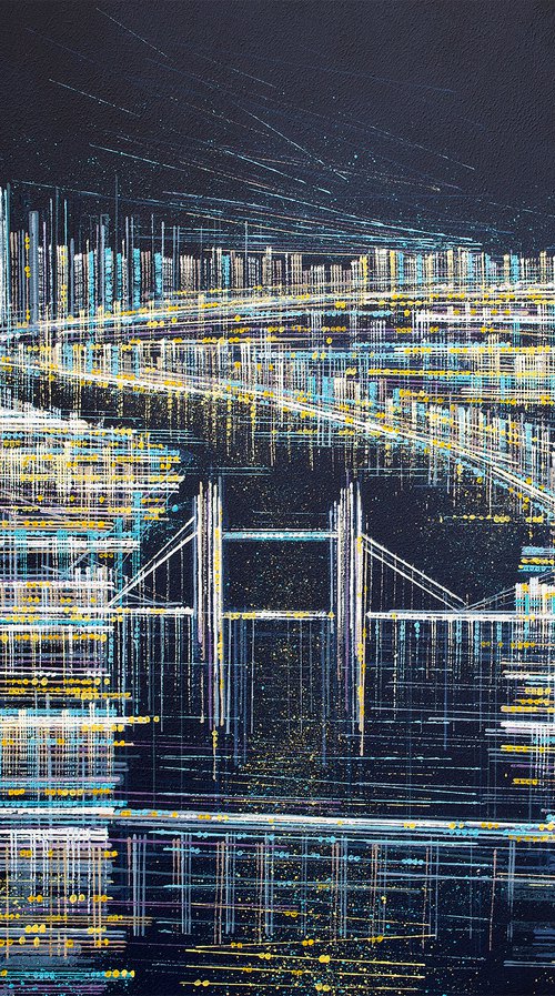 London Under A Dark Night Sky by Marc Todd