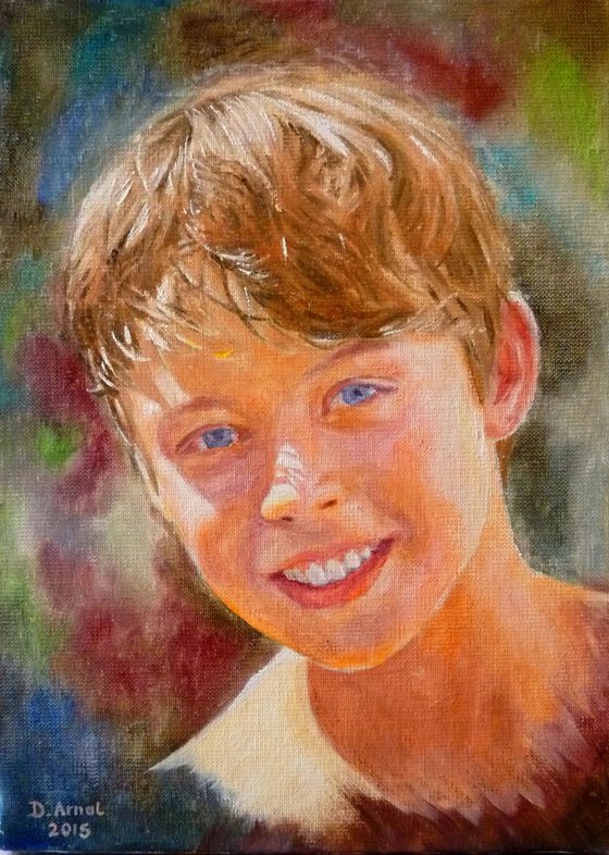 classic portrait in oil