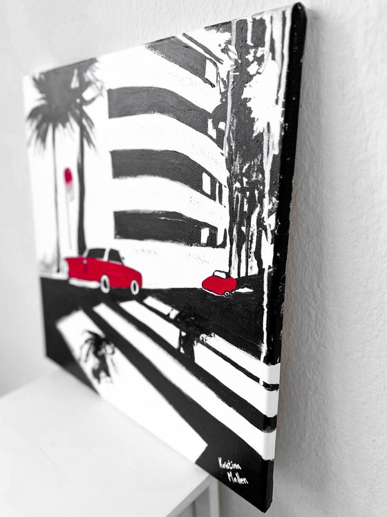 Melting Sun on Sunset Boulevard