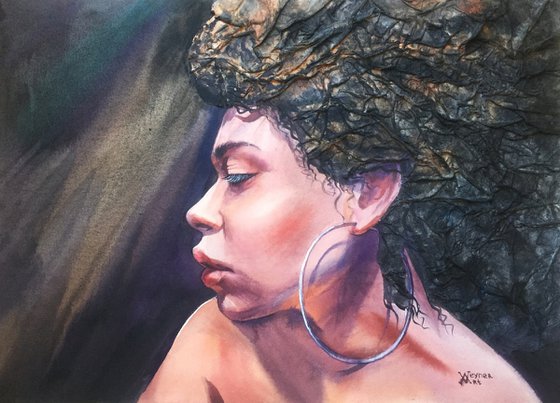 Portrait of a woman.