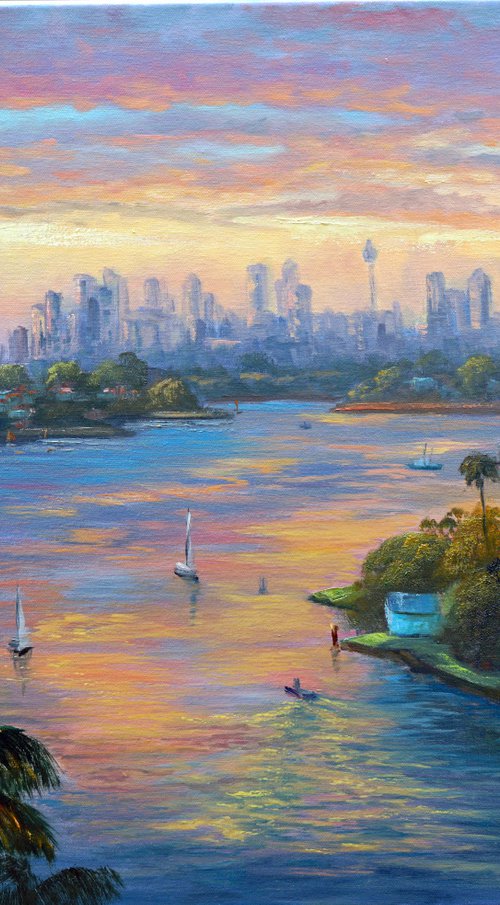 Sunrise on Sydney Harbour by Christopher Vidal