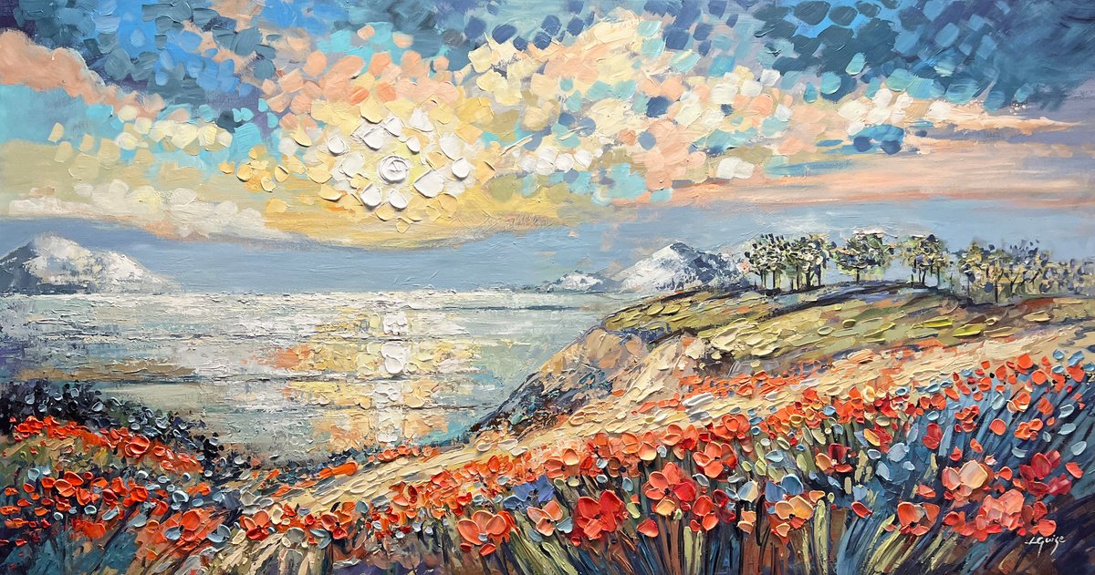  Blooming Path By Lana Guise, 63 X 35, Artwork For Sale On Artfinder