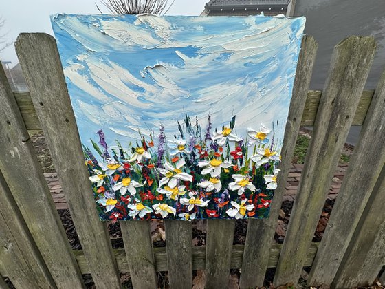 Wild Flowers deep impasto