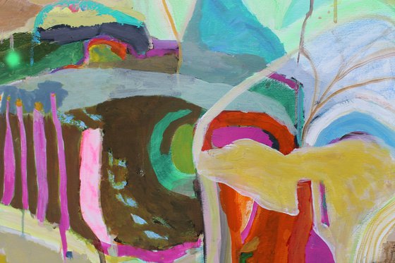 In Hockney's landscape 2