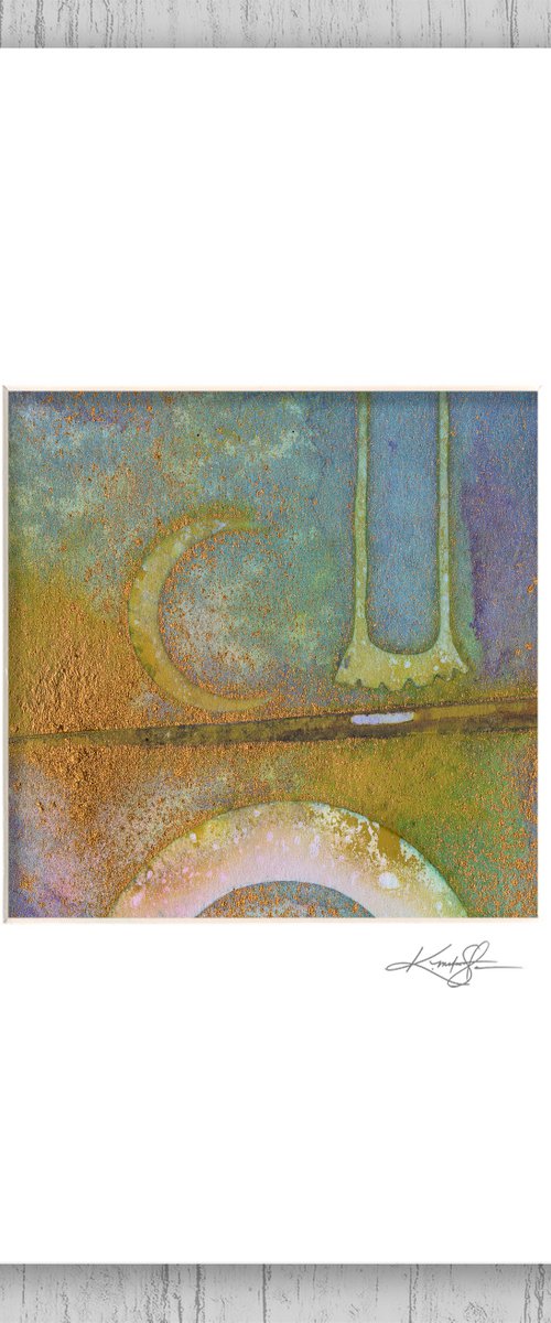Ancient Messages 1 - Abstract Painting by Kathy Morton Stanion by Kathy Morton Stanion