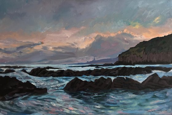 'Looking towards St Monans from Pittenweem, Fife'