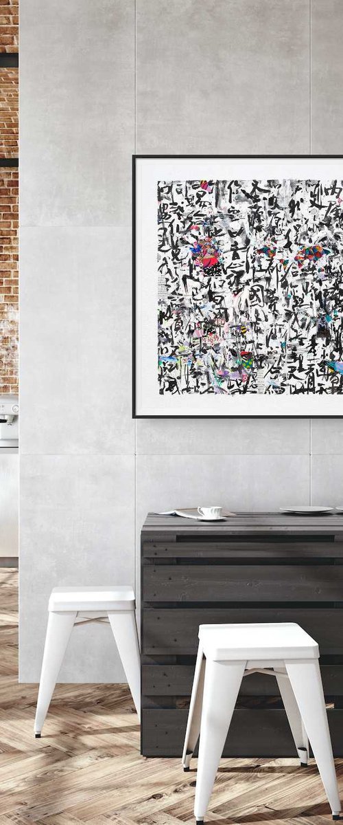 Praying for the world by Xiaoyang Galas