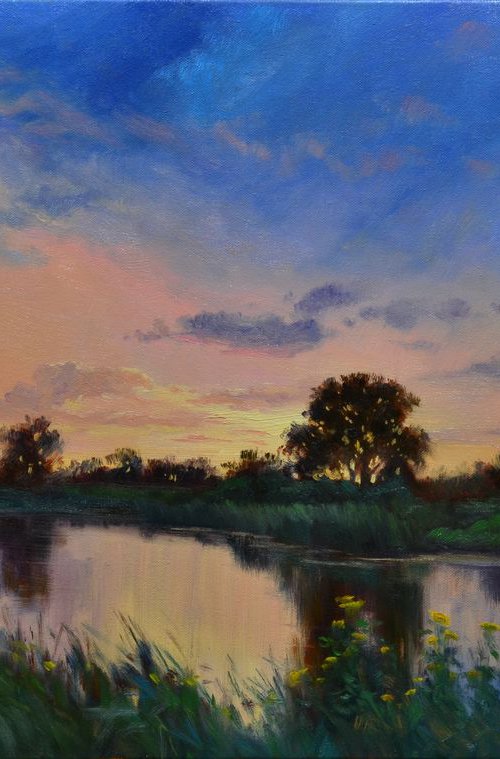 Sunset after a thunderstorm by Ruslan Kiprych