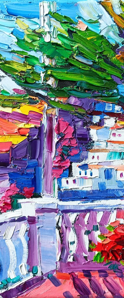 Terrace in Positano by Vanya Georgieva