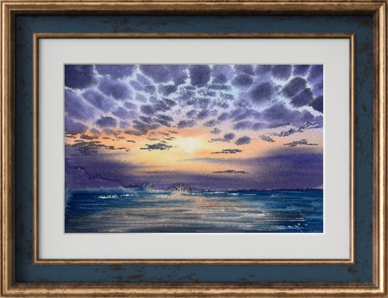 Sunset on the Mediterranean