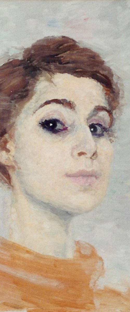 Woman's portrait by Lia Chechelashvili