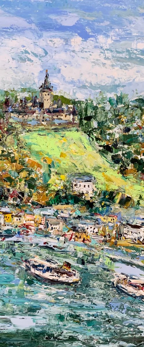 Cochem landscape. Germany by Vilma Gataveckienė