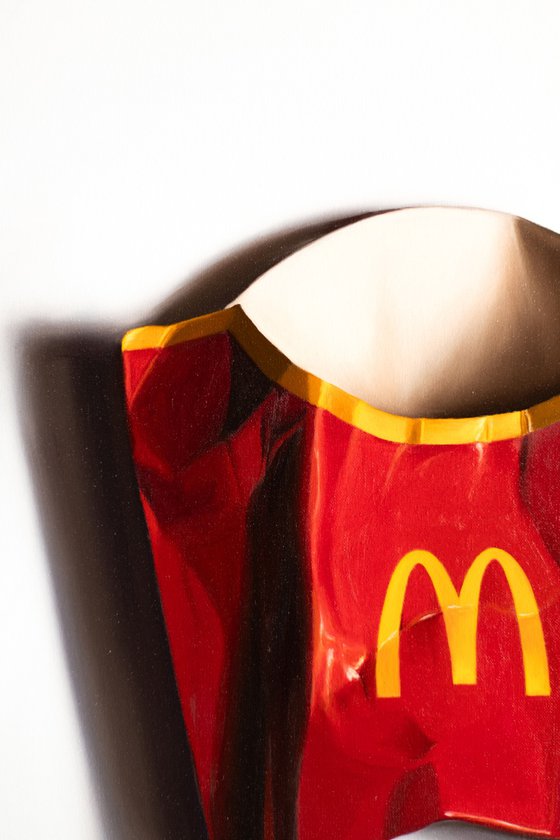 Mc donald's fries container